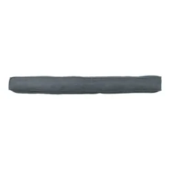 Coussin bas de porte simple velours côtelé (80 cm) Edouard Gris