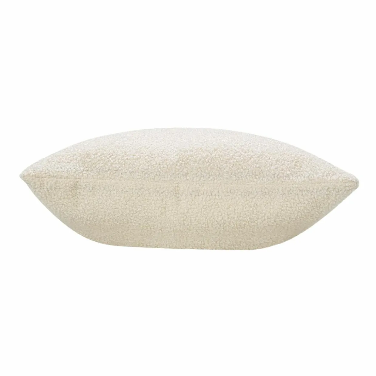 Coussin carré bouclette (45 cm) Wooly Ecru