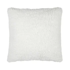 Coussin carré bouclette (45 x 45 cm) Grignon Ecru