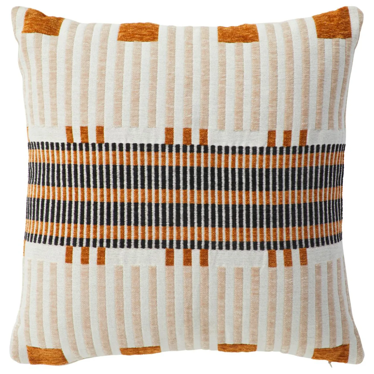 Coussin carré brodé (40 x 40 cm) Jangwa Beige