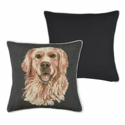 Coussin carré (40 cm) Choupy Gris anthracite
