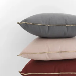 Coussin carré coton (40 cm) Harmony Gris