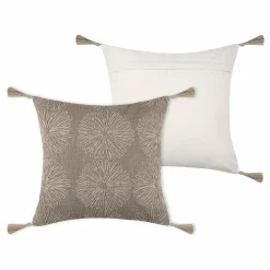 Coussin carré coton (40 cm) Sultan Marron