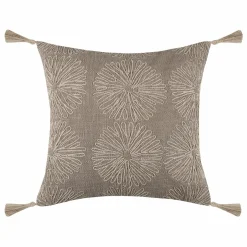 Coussin carré coton (40 cm) Sultan Marron