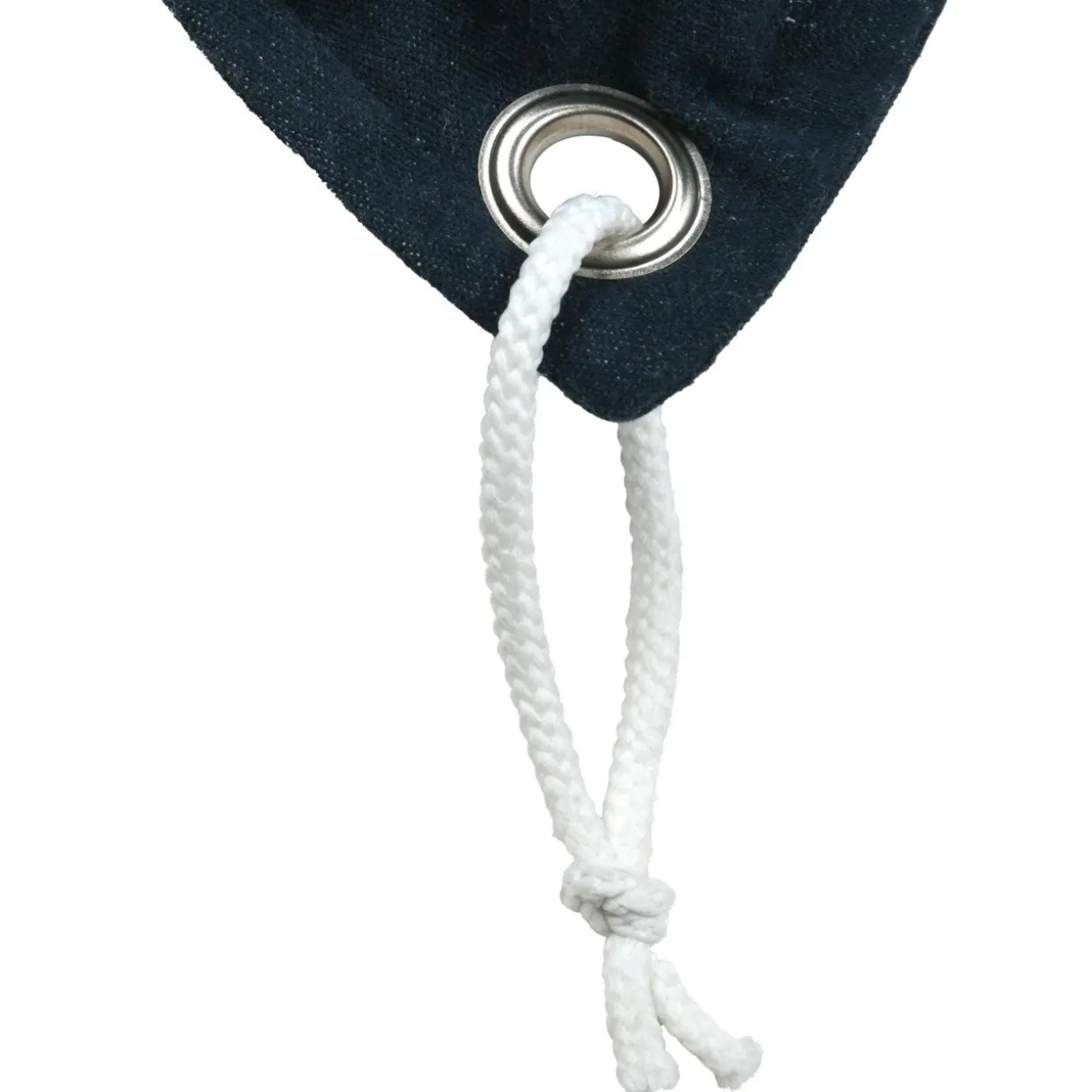 Coussin carré coton (50 x 50 cm) Bordemer Bleu marine