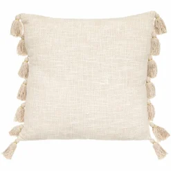 Coussin carré coton (50 x 50 cm) Gypsy Ivoire