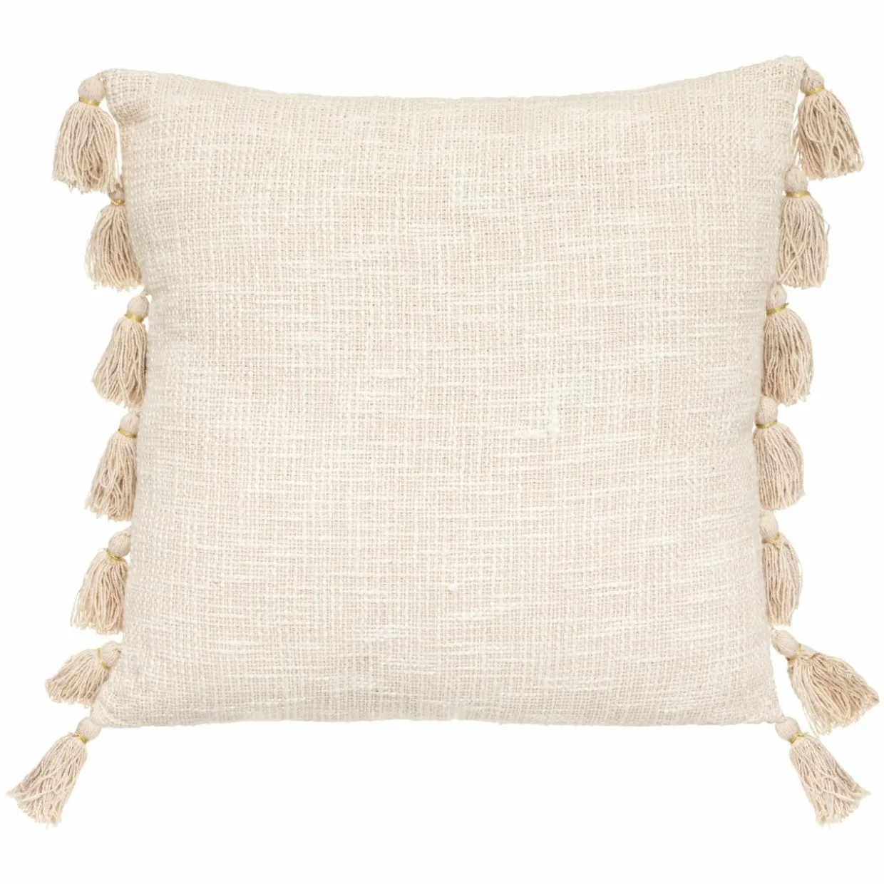 Coussin carré coton (50 x 50 cm) Gypsy Ivoire