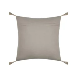 Coussin carré coton (40 x 40 cm) Hemera Ecru