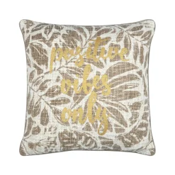 Coussin carré coton (40 x 40 cm) Hemera Taupe