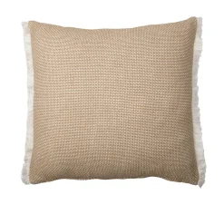 Coussin carré coton (50 x 50 cm) Jamy Marron