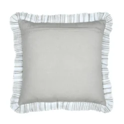 Coussin carré coton (50 x 50 cm) Joséphine Ecru