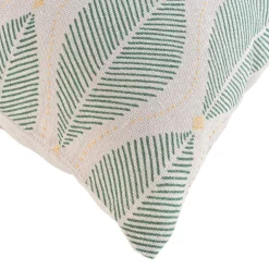 Coussin carré coton (45 x 45 cm) Maho Vert sauge