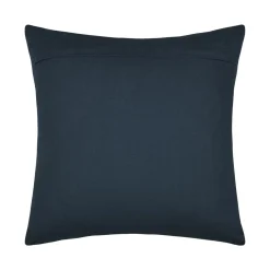 Coussin carré coton (45 x 45 cm) Maritime Bleu marine