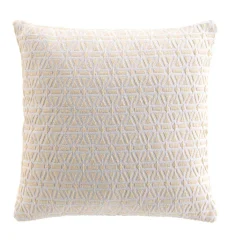 Coussin carré coton (45 x 45 cm) Milano Ecru