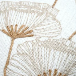 Coussin carré coton (45 x 45 cm) Oriana Ecru