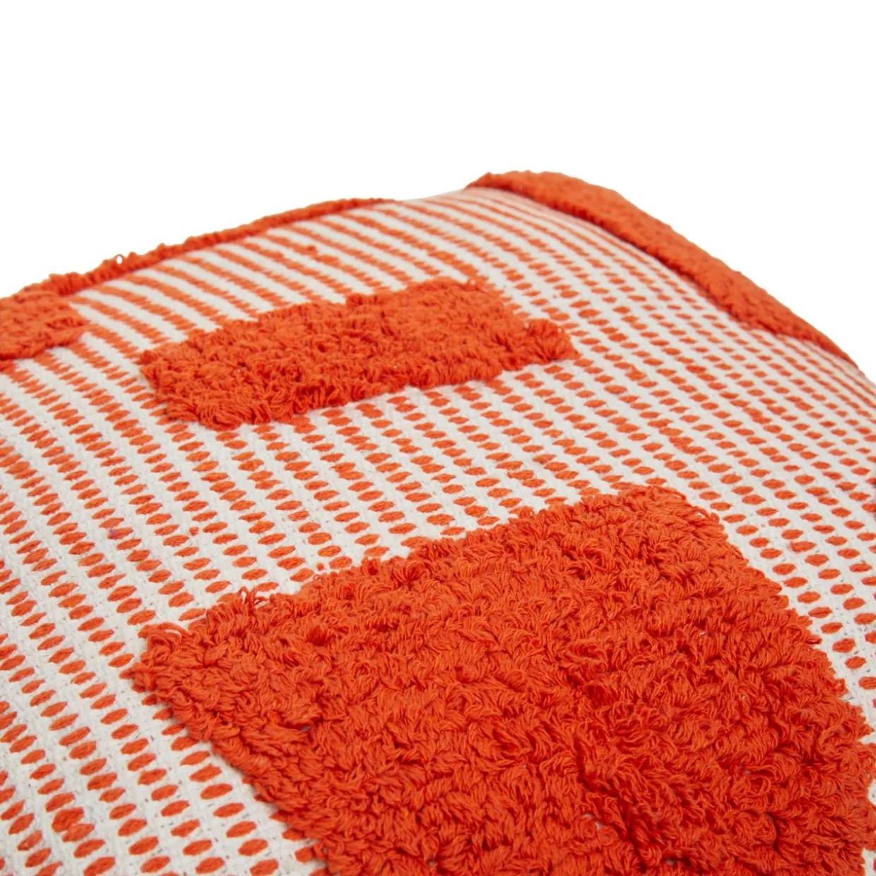 Coussin carré coton (50 x 50 cm) Poppy Orange