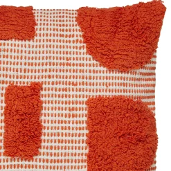 Coussin carré coton (50 x 50 cm) Poppy Orange