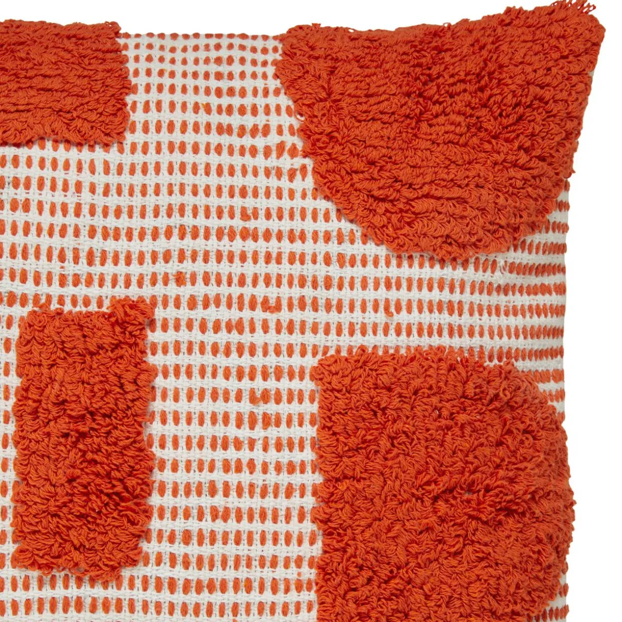 Coussin carré coton (50 x 50 cm) Poppy Orange