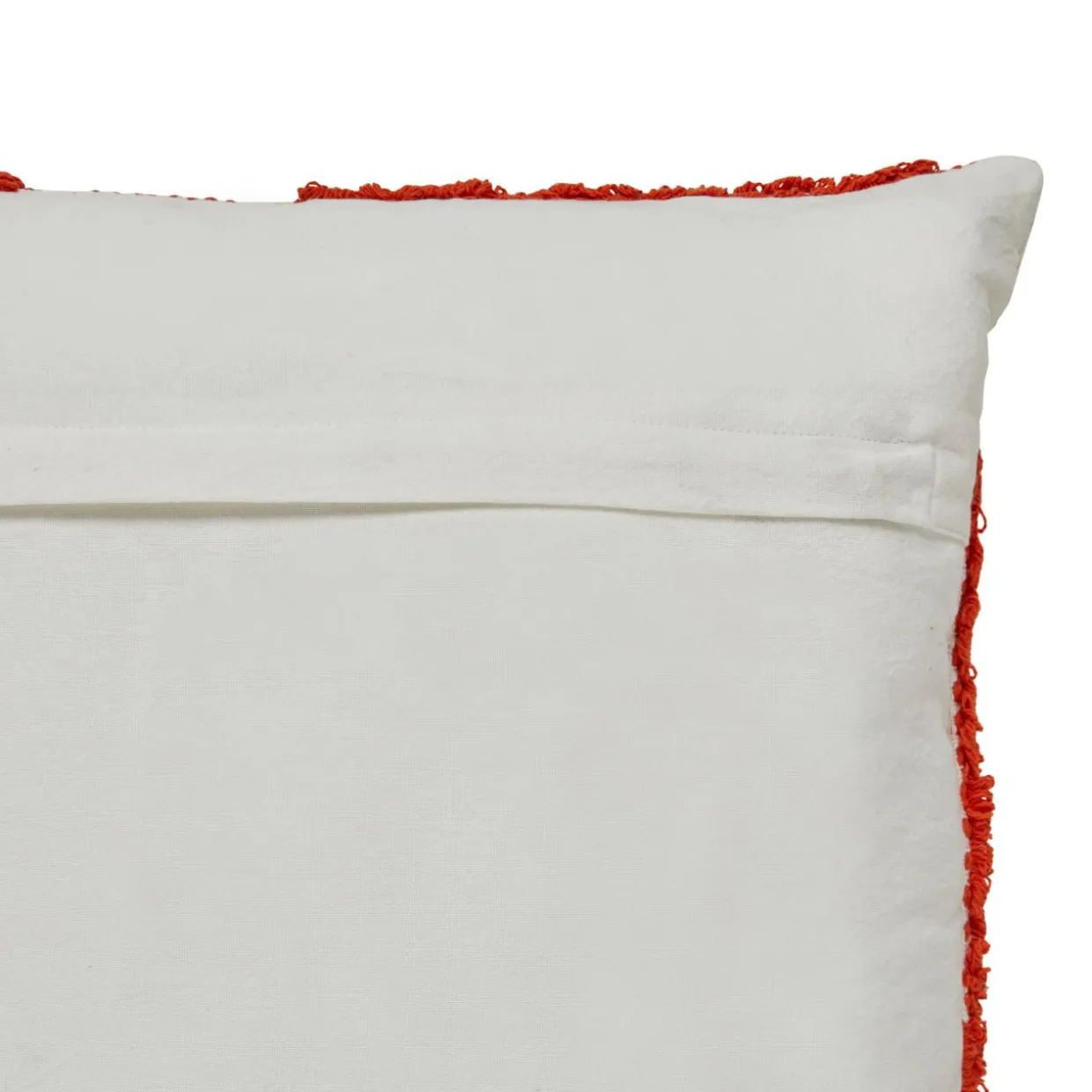 Coussin carré coton (50 x 50 cm) Poppy Orange