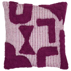 Coussin carré coton (50 x 50 cm) Poppy Violet