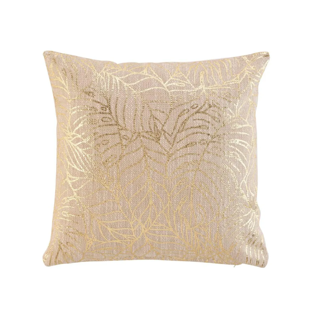 Coussin carré coton (40 x 40 cm) Solea Or