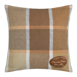 Coussin carré en coton (45 x 45 cm) Wildforest Camel
