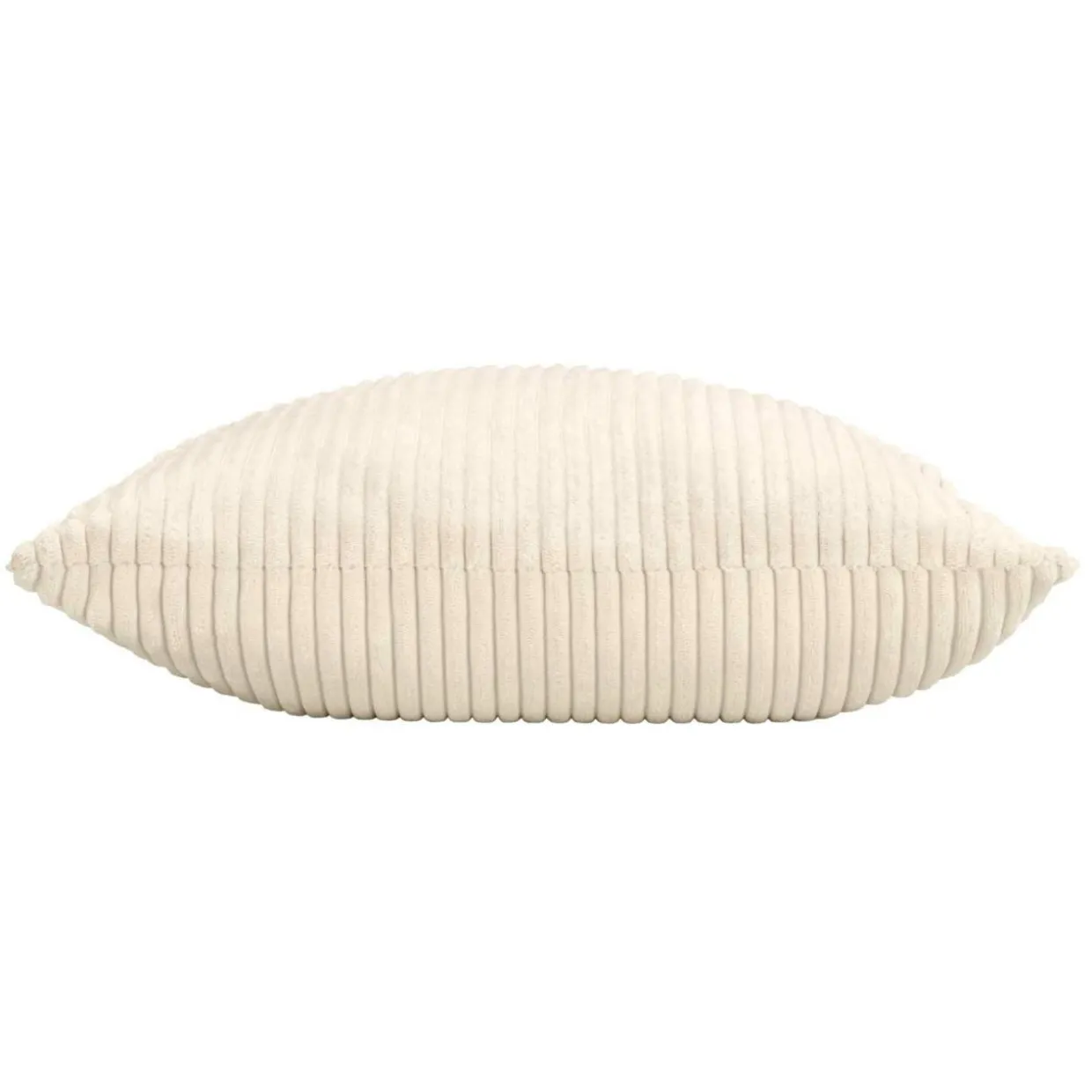 Coussin carré en flanelle relief (45 x 45 cm) Nils Ecru
