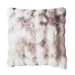 Coussin carré fausse fourrure (50 x 50 cm) Toronto Taupe
