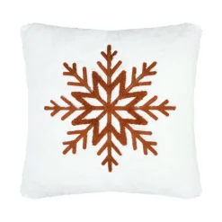 Coussin carré fausse fourrure (45 x 45 cm) Wildforest Marron