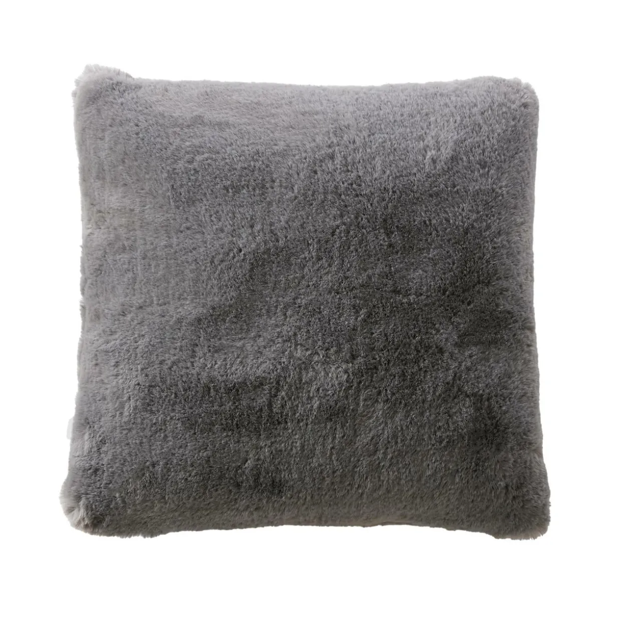Coussin carré fausse fourrure (45 x 45 cm) Finn Gris anthracite