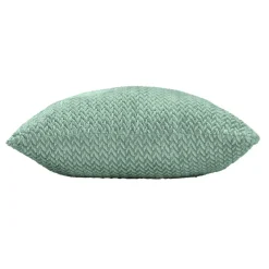 Coussin carré flanelle relief (45 x 45 cm) Flanela Vert kaki