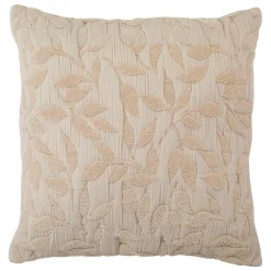 Coussin carré gaze de coton (50 x 50 cm) Letho Beige