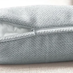 Coussin carré tissé (45 x 45 cm) Alba Gris