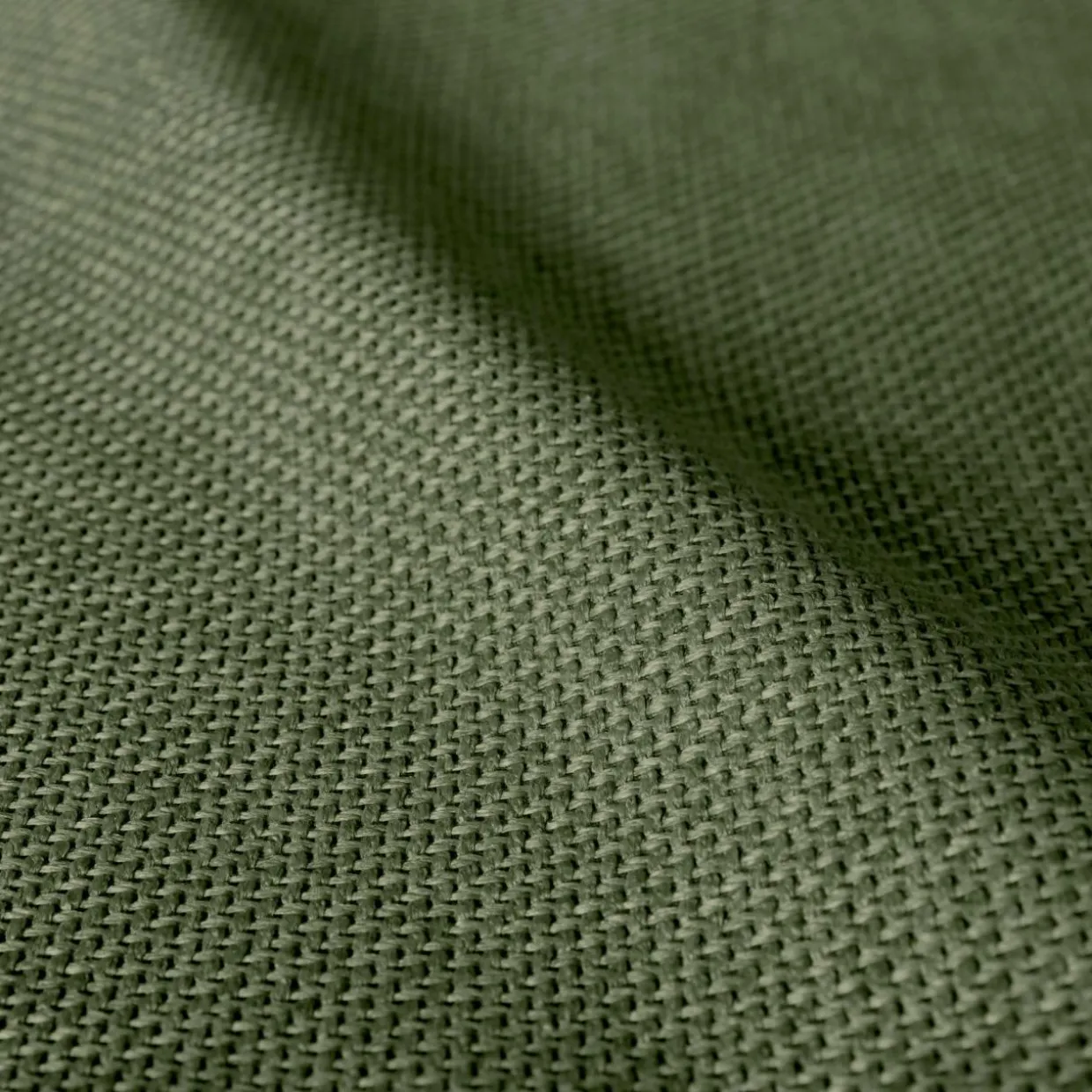 Coussin carré tissé (45 x 45 cm) Alba Vert kaki