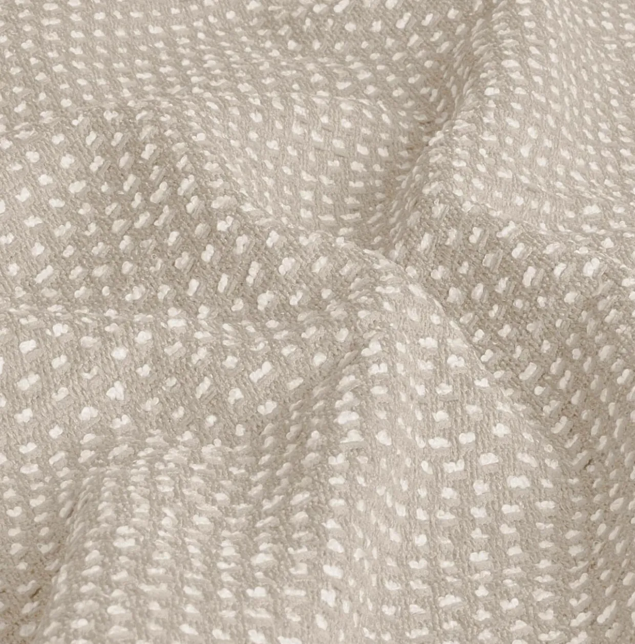 Coussin carré tissé (50 x 50 cm) Oscar Taupe