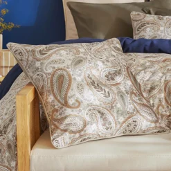 Coussin carré velours (50 x 50 cm) Dolores Beige