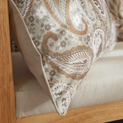 Coussin carré velours (50 x 50 cm) Dolores Beige