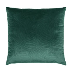 Coussin carré velours (60 x 60 cm) Fern Vert sapin