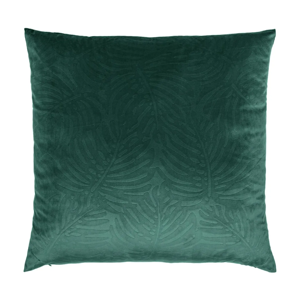 Coussin carré velours (60 x 60 cm) Fern Vert sapin