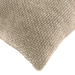 Coussin carré Velours (45 x 45 cm) Leo Beige