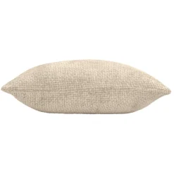 Coussin carré velours (45 x 45 cm) Leo Ecru