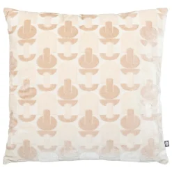 Coussin carré velours (40 x 40 cm) Luna Ecru
