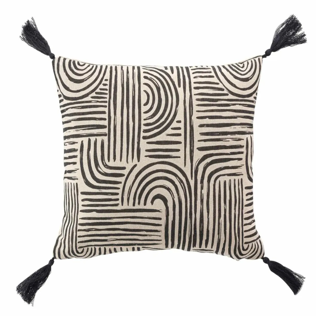 Coussin carré (45 x 45 cm) Pandore Noir
