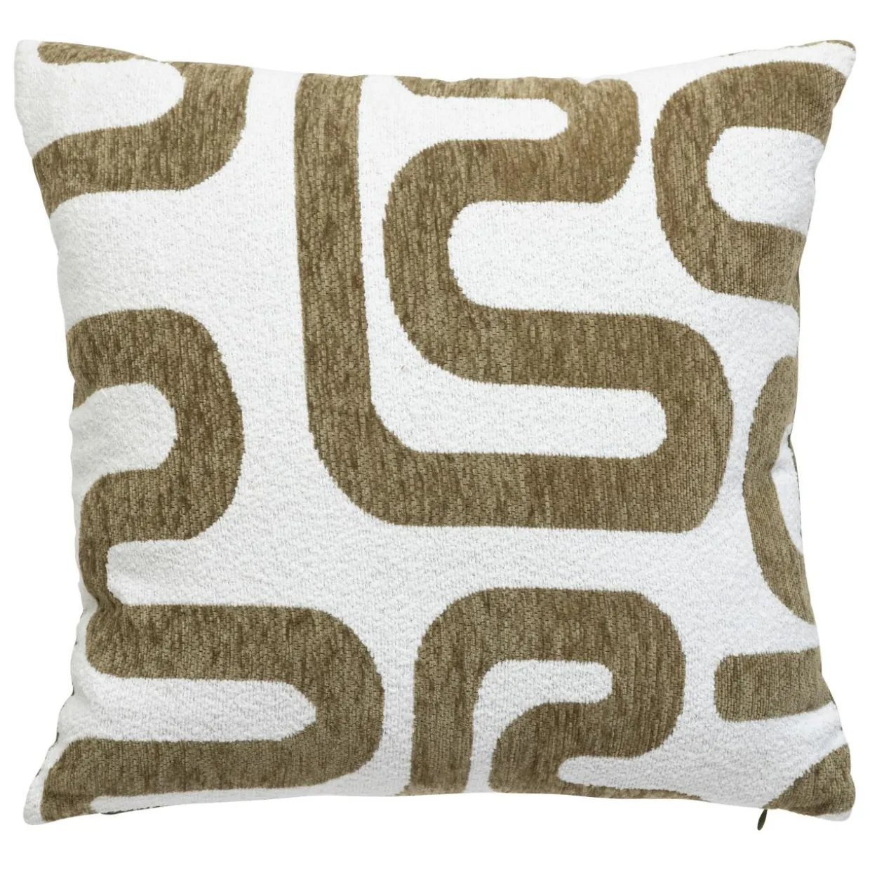 Coussin carré (40 x 40 cm) Safina Vert kaki
