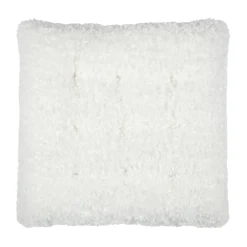 Coussin de chaise carré bouclette (38 x 38 cm) Grignon Ecru