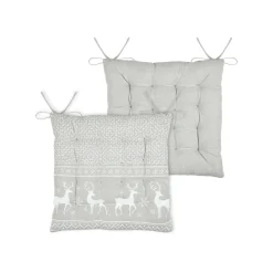 Coussin de chaise carré coton (40 x 40 cm) Arbin Beige