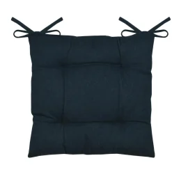 Coussin de chaise carré coton (38 x 38 cm) Bordemer Blanc
