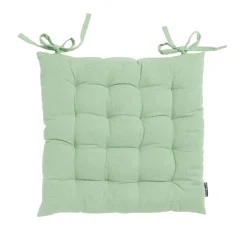 Coussin de chaise carré coton (40 x 40 cm) Pixel Vert menthe