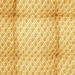 Coussin de chaise carré (38 x 38 cm) Otto Jaune ocre