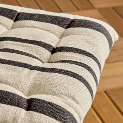 Coussin de chaise extérieur carré (38 x 38 cm) Nautira Gris ardoise